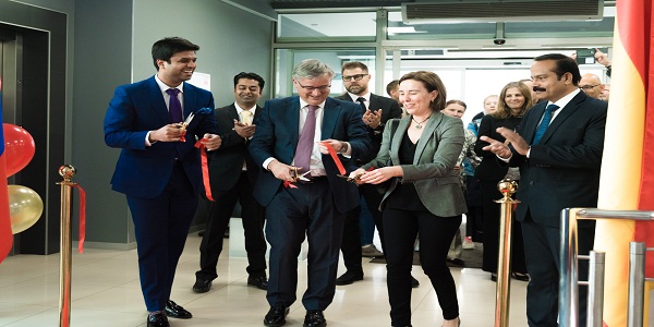 HE Ybáñez Ignacio, Ambassador of Spain in Russian Federation inaugurating Visa Application Centre of BLS International in Moscow