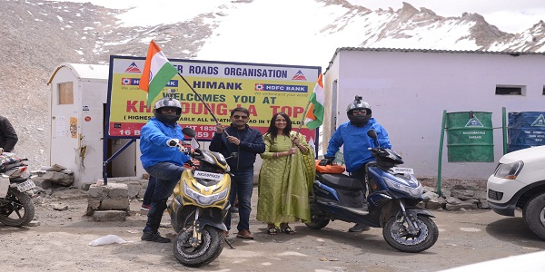 Okinawa becomes the first E2W brand to complete a successful trip to Leh from Gurgaon