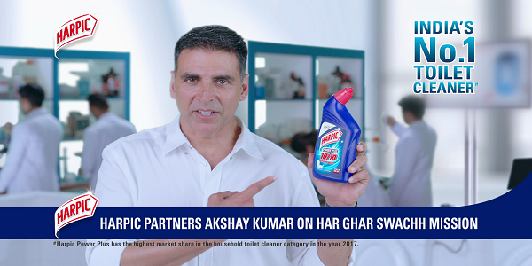 Akshay Kumar to drive Harpic’s new mission – ‘Har Ghar Swachh’