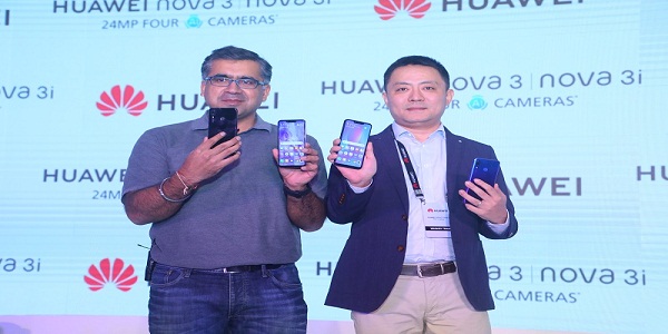 Huawei unveils the nova 3 & 3i in India, Smartphones Featuring AI Capabilities